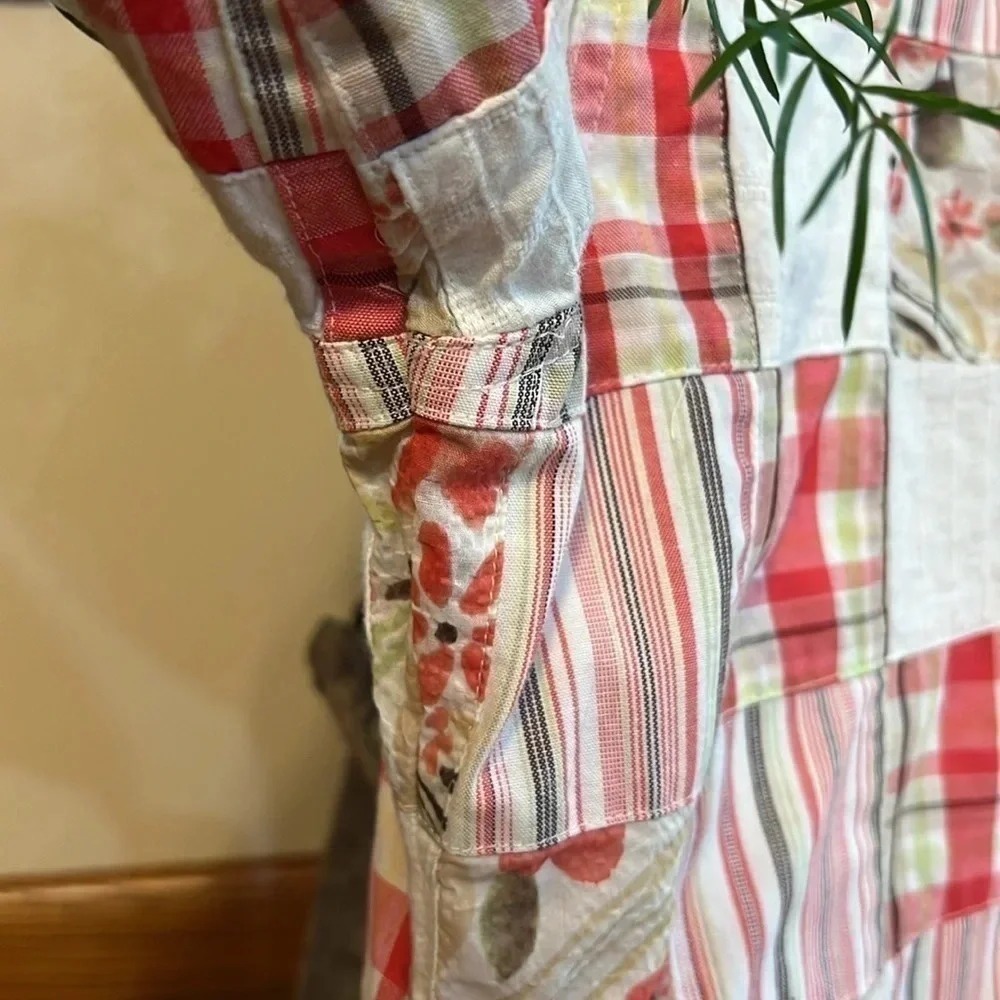 Koret plaid patchwork sample‎ women's jacket size medium/ large vintage - Picture 7 of 12